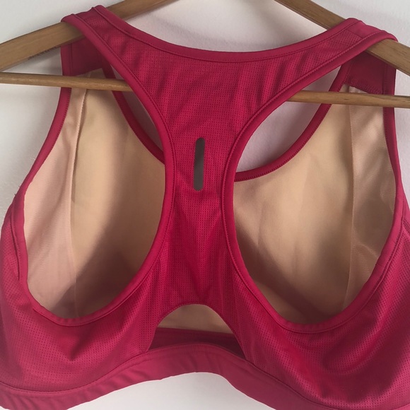 Reebok Pink Racer Back Sports Bra - Picture 4 of 8